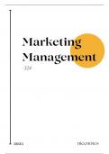Marketing Management 324: Services Marketing