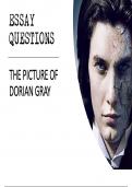 Dorian Gray Summary + Literature Exam Question 