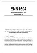 ENN1504 Assignment 2 Solutions Semester 1 2024