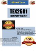 TEX2601 Portfolio (COMPLETE ANSWERS) Semester 1 2024