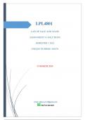 LPL4801 Assignment 01 Solutions Semester 1 2024