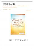 Test Bank For Advanced Practice Nursing: Essentials for Role Development Essentials for Role Development Fifth Edition by Lucille A. Joel||ISBN NO:10,171964277X||ISBN NO:13,978-1719642774||All Chapters||Complete Guide A+||Latest Update
