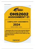 OHS2602 ASSIGNMENT 01 DUE 2024 ( COMPLUSORY ASSIGNMENT)