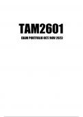 TAM2601 Exam Portfolio  SEMESTER1 2024