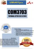 COM3703 TUTORIAL LETTER 2024