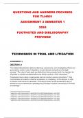 TLI4801 Assignment 2 2024, Due 22 April