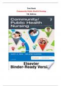 Test Bank For Community Public Health Nursing  7th Edition By Mary A. Nies, Melanie McEwen |All Chapters,  Year-2024|