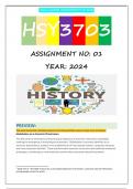 HSY3703 S1 ASSIGNMENT 1 2024 (FULL ANSWERS)