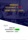 MNB1601 ASSIGNMENT 2 SEMESTER 1 2024
