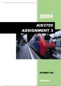 AIS3705 ASSIGNMENT 3 ANSWERS 2024