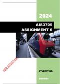 AIS3705 ASSIGNMENT 6 ANSWERS 2024