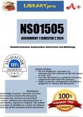 NSO1505 Assignment 1 (COMPLETE ANSWERS) Semester 2 2024