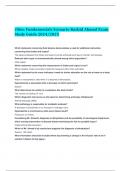 vSim: Fundamentals Scenario Rashid Ahmed Exam Study Guide 2024/2025
