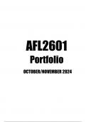 AFL2601 Portfolio 2024 (ANSWERS)