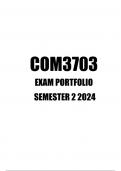 COM3703 Portfolio 2024 (ANSWERS)