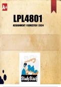 LPL4801 Assignment 1 Semester 1 2024 (ANSWERS)