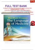                        FULL TEST BANK For Medical Terminology Online with Elsevier Adaptive Learning for tHE Language of Medicine 11th Edition by Davi-Ellen Chabner BA MAT (Author) Latest Update Graded A+   