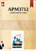 APM3712 Assignment 4 2024 (ANSWERS)