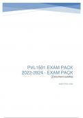 PVL1501 STUDY NOTES ( EXAM PACK) 2024