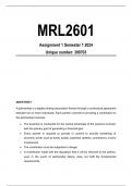 MRL2601 Assignment 1 Solutions Semester 1 2024