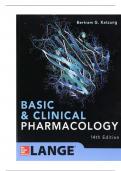  Basic and Clinical Pharmacology 14th Edition 14th Edition TESTBANT LATEST SOLUTION.