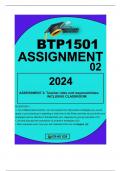 BPT1501 ASSIGNMENT 02 DUE 2024