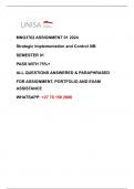 MNG3702 ASSIGNMENT 01 2024 - SEMESTER 01 PASS WITH 75%+ ALL QUESTIONS ANSWERED