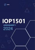IOP1501 ASSIGNMENT 1 2024