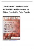 Canadian Clinical Nursing Skills and Techniques 1st Edition Perry Griffin, Potter Patricia