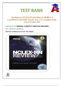  Test Bank for NCLEX-RN 6th Edition by REBECCA CALDWELL OGLESBY Practice Tests 1-11 | Complete Guide Newest Version 2024
