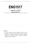 ENG1517 Assignment 1 Solutions Year 2024