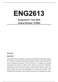 ENG2603 Assignment 1 Solutions Year 2024