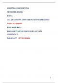 COM3706 ASSIGNMENT 01 SEMESTER 01 2024 UNISA ALL QUESTIONS ANSWERED AND PARAPHRASED NO PLAGIARISM! PASS WITH 80%+