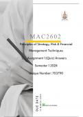 MAC2602 Assignment 01 Solutions Semester 1 2024