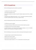 MTM |60 Questions And Answers|21 Pages