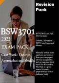 BSW3701 Exam Pack 2023