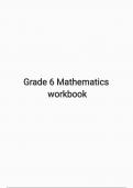 Grade 6 mathematics workbook
