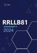 RRLLB81 Assignment 2 Due 4 April 2024