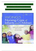 TEST BANK For Wong's Nursing Care of Infants and Children, 11th Edition by Marilyn J. Hockenberry, Verified Chapters 1 - 34, Complete Newest Version