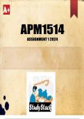 APM1514 ASSIGNMENT 1 2024 (ANSWERS)