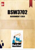 BSW3702 Assignment 1 2024 (ANSWERS)