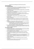 Human Resources Management Final Exam Study Guide