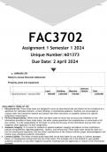  FAC3702 Assignment 1 (ANSWERS) Semester 1 2024 - DISTINCTION GUARANTEED