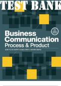 TEST BANK for Business Communication: Process and Product, Brief Edition 6th Edition by Guffey Mary; Dana Loewy