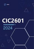 CIC2601 Assignment 2  Due 3 May 2024