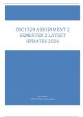 DSC1520 Assignment 2 Semester 2 latest updates 2024.pdf
