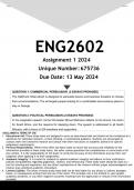 ENG2602 Assignment 1 (ANSWERS for Commercial & Political) 2024 - DISTINCTION GUARANTEED