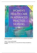 TESTBANK FOR WOMEN'S HEALTH CARE IN ADVANCED PRACTICE NURSING IVY M. ALEXANDER
