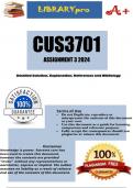 CUS3701 Assignment 3 2024