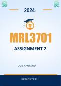 MRL3702 Assignment  2 2024